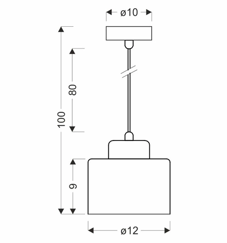 Závěsná lampa Wama černá 1x40W E27 stínidlo černá+stříbrná