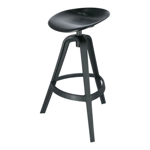 Barová židle Banksy černá otočná moderní do kuchyně a jídelny Intesi 77 cm