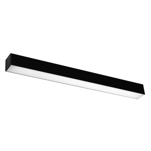 Nástěnné LED svítidlo Pinne 67 cm černé moderní do obýváku, ložnice a chodby