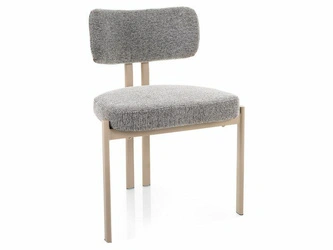 Židle Montico šedá Intesi čalouněná moderní do jídelny a obýváku