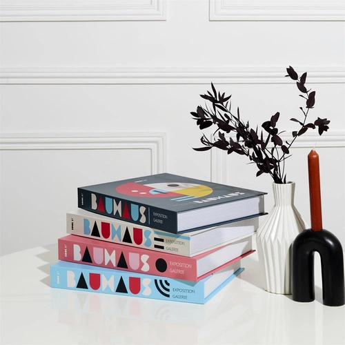 Intesi dekorační box kniha bílý kartonový do obýváku a ložnice klasický