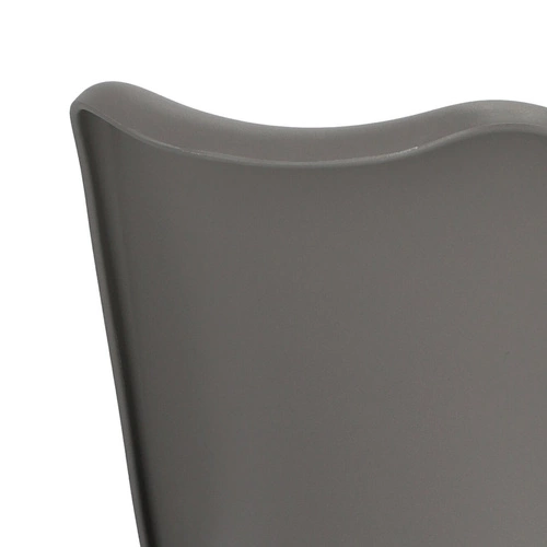 Barová židle s opěrkou Norden šedá 75 cm moderní k kuchyňskému ostrůvku