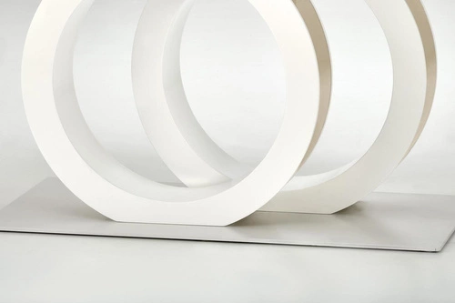 Rozkládací jídelní stůl Change bílý zlatý moderní glamour 160 cm