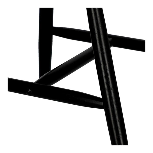 Dřevěná jídelní židle Tulno černá retro do kuchyně a jídelny vintage