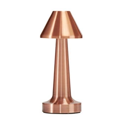 Stolní lampa TAVOLO B LED dotyková měděná 22 cm