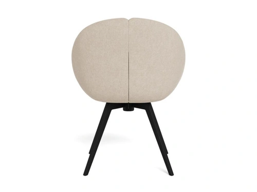 Otočná čalouněná židle Tenna béžová do jídelny a obýváku