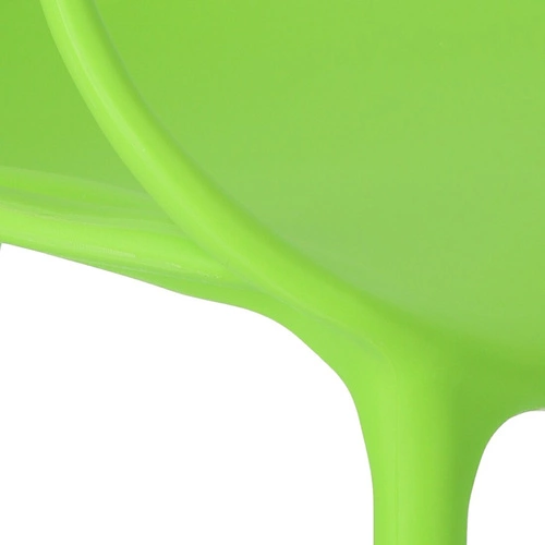 Zelená jídelní židle Lexi inspirovaná Master chair moderní plastová stohovatelná