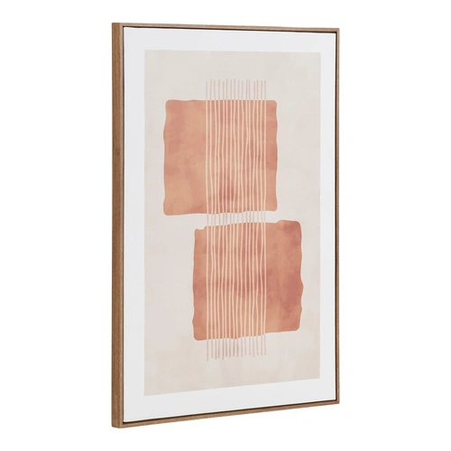 Dekorativní obraz Mina č. 2 béžovo‑hnědý 50x70 House Nordic do obývacího pokoje