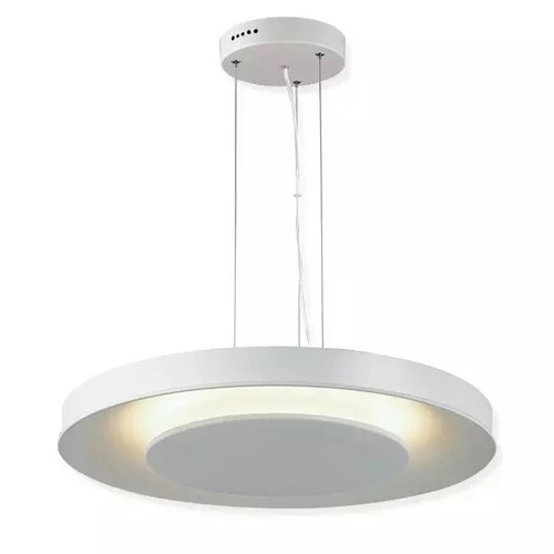 Závěsné LED svítidlo Futuro no.1 bílé moderní s nastavitelnou výškou do obývacího pokoje ALTAVOLA DESIGN