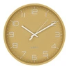 Nástěnné hodiny Rosolini 30 cm okrové moderní do obýváku a kuchyně