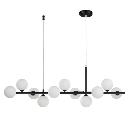 Závěsná lampa MINI MOON černá 100 cm