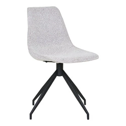 Židle Monaco swivel beige boucle/black