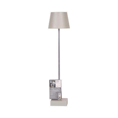 LED stolní lampička Blanca šedá dotyková se stmívačem 45 cm