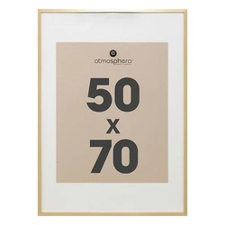 Zlatý fotorámeček 50x70 Manu Atmosphera moderní závěsný na zeď
