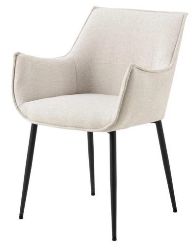 Čalouněná jídelní židle Bonita béžová s područkami moderní Actona