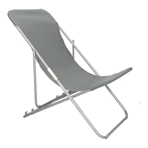 Zahradní lehátko Setuba šedé skládací polohovatelné moderní kovovo-textilní 5five simply smart