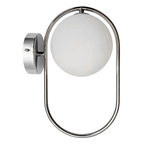 Nástěnné svítidlo Cordel chrom 1x28W G9 bílý difuzor