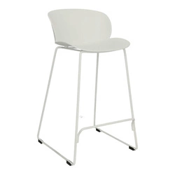 Židle barová Vivia 66cm bílá