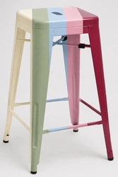 Barová stolička Paris 75 cm kovová moderní bez opěradla na míru do kuchyně a k ostrůvku D2.DESIGN