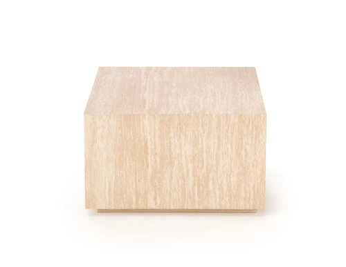 Konferenční stolek Travertino čtvercový 60x60 moderní do obýváku imitace travertinu Intesi