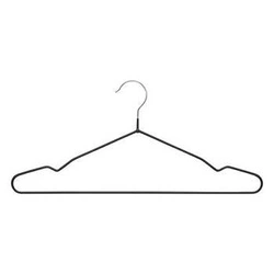 Sada 5 černých kovových otočných ramínek na oblečení do skříně 5five simply smart