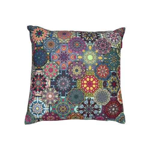 Dekorační sametový polštář Valencia 40x40 s potiskem antialergický do obýváku