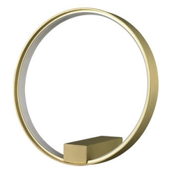 Nástěnné LED světlo ACIRCULO zlaté 30 cm moderní lampa na zeď do obýváku a ložnice