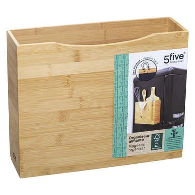 Magnetický bambusový organizér