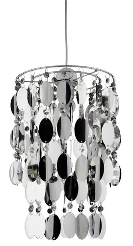 Moderní závěsné svítidlo Jocker stříbrné do obýváku a kuchyně CANDELLUX LIGHTING