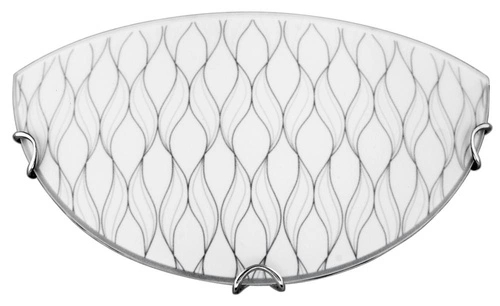 Stropní svítidlo River bílé skleněné moderní do obýváku a jídelny CANDELLUX 30 cm