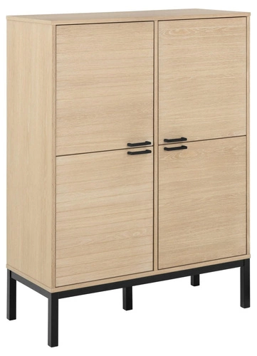 Vysoká komoda Kensington dub bělený