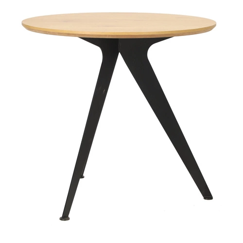 Kulatý stůl Lofty 80 černá/přírodní     Výprodej