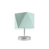 Noční lampička do ložnice PASADENA moderní mentolová s kovovým stínidlem LYSNE 30 cm
