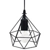 Visící lampa Ida černá