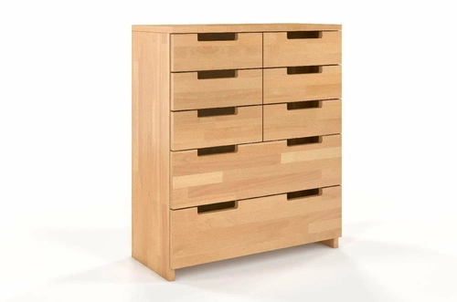 Komoda Spectrum 8 skandinávská buková se zásuvkami 100 cm do obýváku SKANDICA