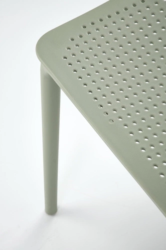 Zahradní židle Sylie Intesi mátová z plastu stohovatelná moderní na terasu a balkon