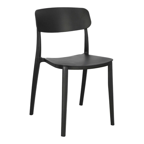 Černá plastová židle Nopie