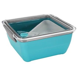 Dělený snídaňový box s vidličkou 2,6 l