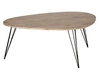 Oválný dřevěný konferenční stolek na třech nohách moderní do obýváku Atmosphera