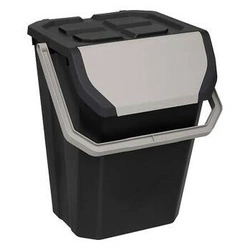 Třídicí odpadkový koš 37 l černý kuchyňský polypropylenový 5five simply smart