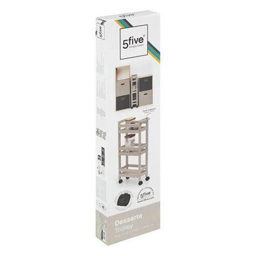 Vozeček na kolečkách Colors 3-úrovňový béžový