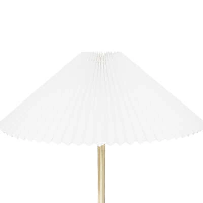 Stojací lampa do obýváku Jil zlatá s bílým stínidlem 150 cm moderní Atmosphera
