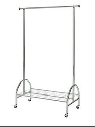 Denver moderní stojanový věšák na oblečení do předsíně stříbrný kov Intesi