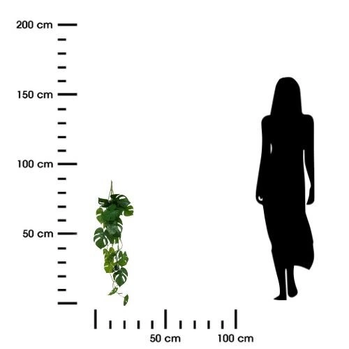 Umělá monstera 85 cm Atmosphera moderní umělá rostlina do obýváku jako živá