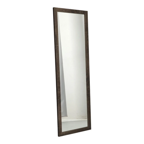 Obdélníkové zrcadlo na dveře 35x109 cm šedé do předsíně 5five simply smart