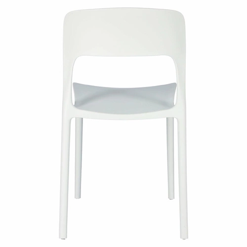 Sada 4 bílých židlí Flexi