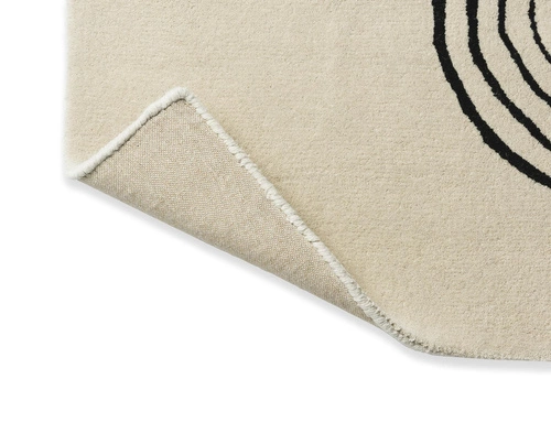 Moderní vlněný koberec Decor Flow Sand 160x230 do obýváku a ložnice snadno čistitelný