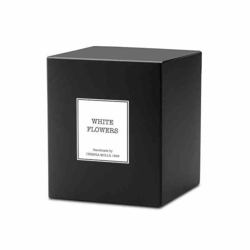 Sojová vonná svíčka Cereria Molla Santiago jasmín a bílé květy 230g ve skle