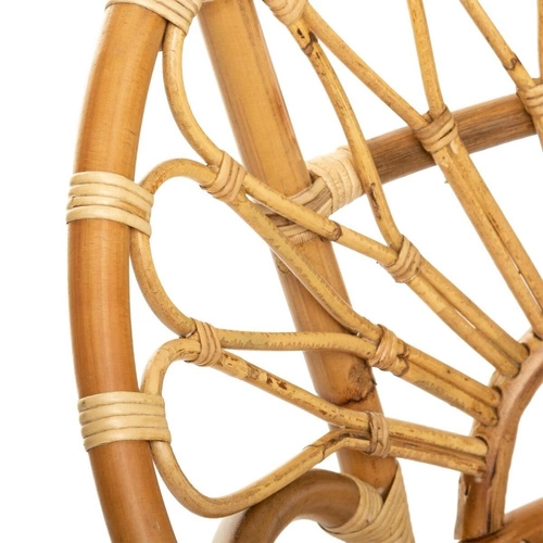 Relaxační křeslo Praya ratanové boho do obýváku i na terasu, lehké, stohovatelné Atmosphera