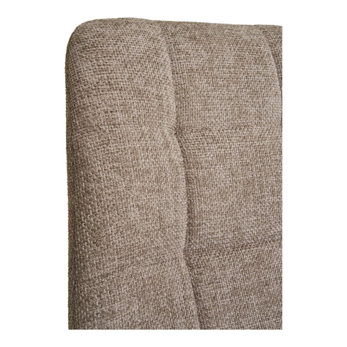 Čalouněná jídelní židle Middelfart Intesi loftová na kovových nohách taupe